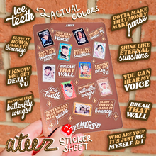 Load image into Gallery viewer, ATEEZ - Sticker Sheet