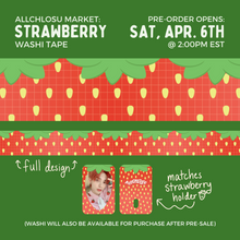 Load image into Gallery viewer, STRAWBERRY Washi Tape
