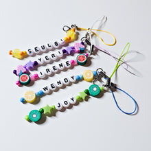 Load image into Gallery viewer, **CUSTOM** Beaded Lightstick Keychains
