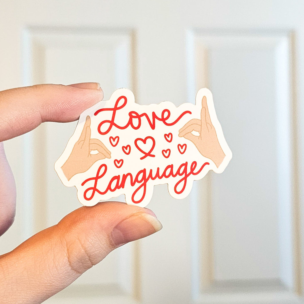 Love Language - Vinyl Sticker