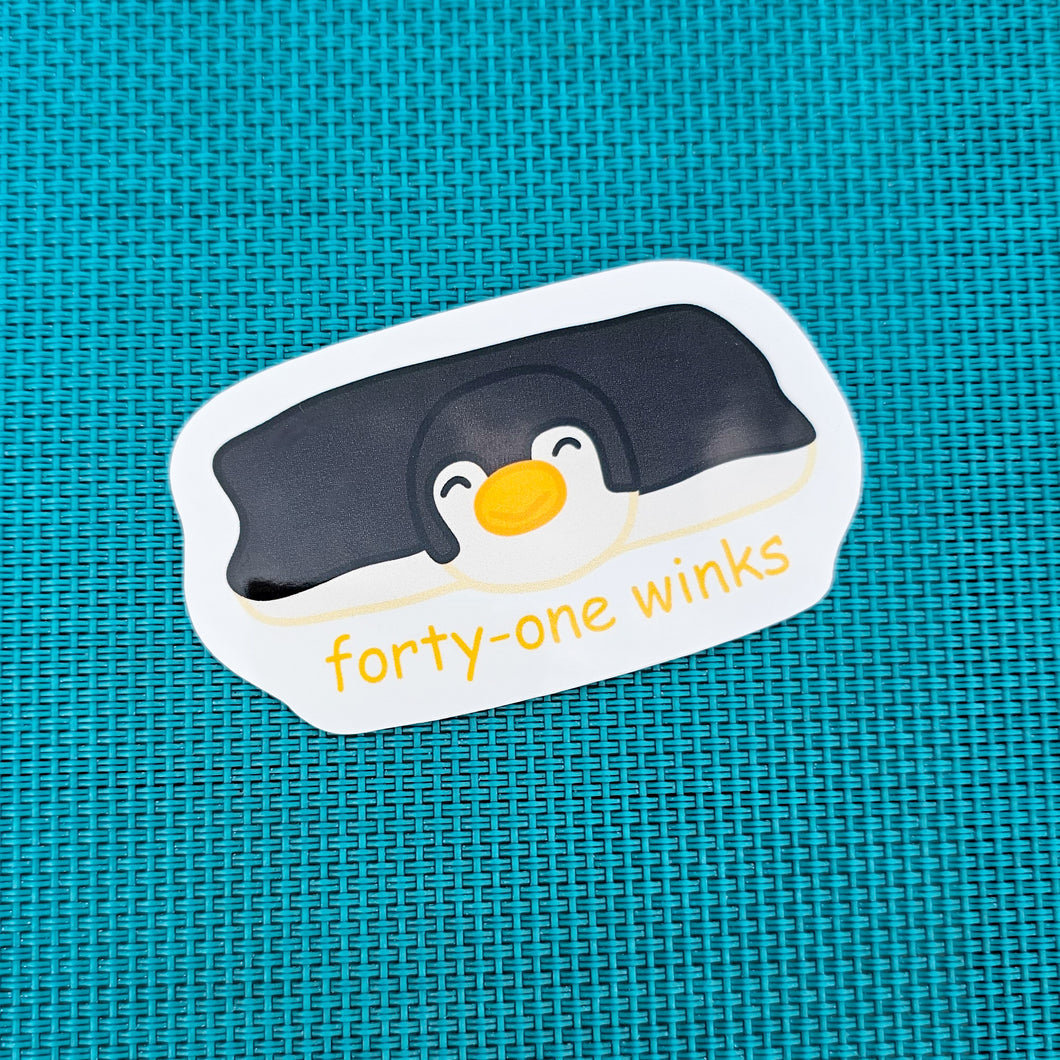 Forty-One Winks - Vinyl Sticker