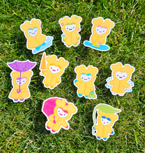 Load image into Gallery viewer, Rainy Day Lovelys - Vinyl Stickers

