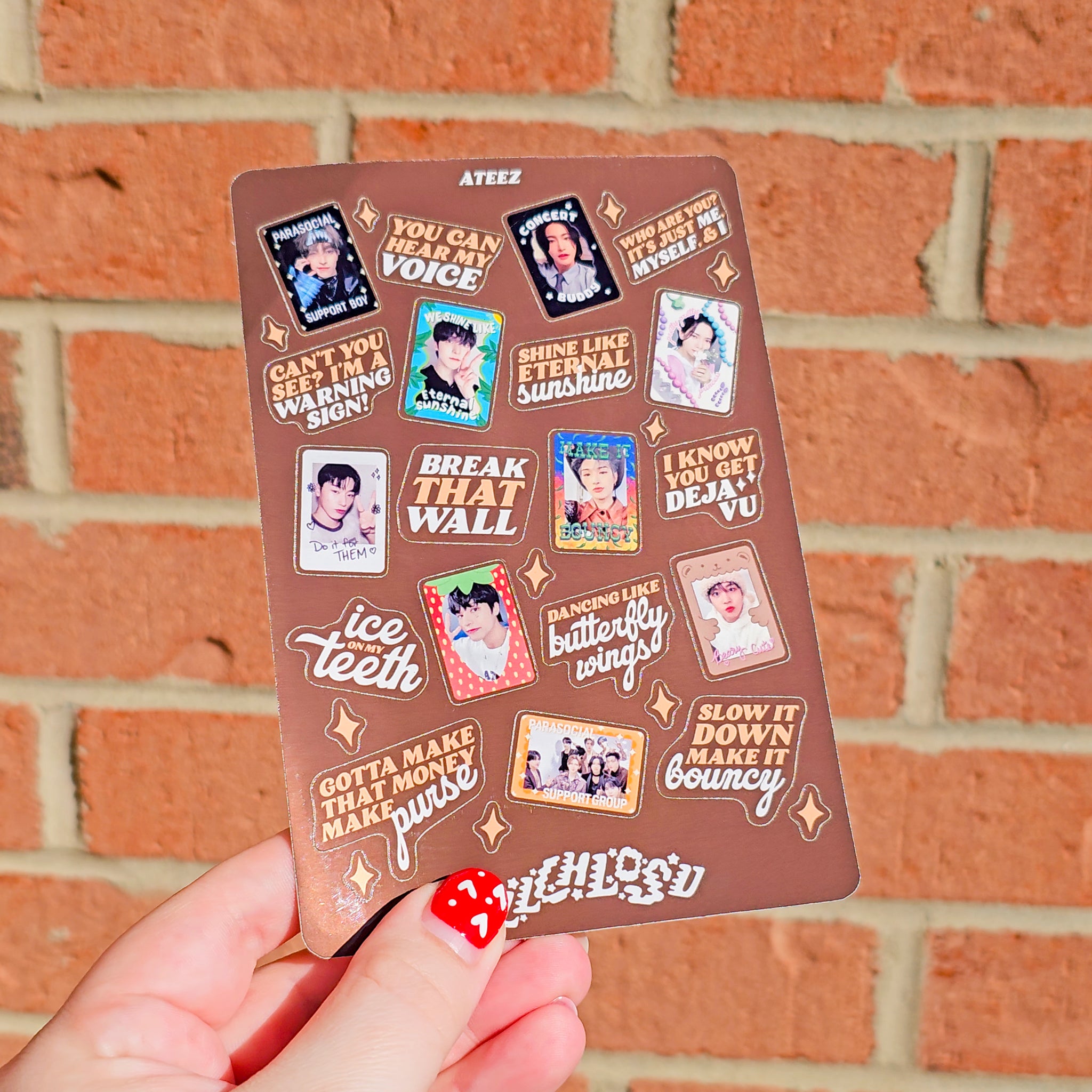 ATEEZ - Sticker Sheet – allchlosu.