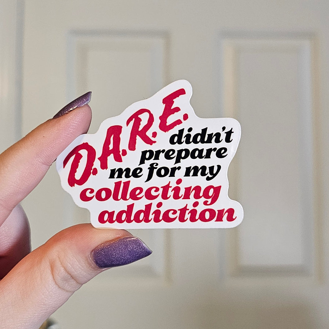 DARE Collecting - Vinyl Sticker