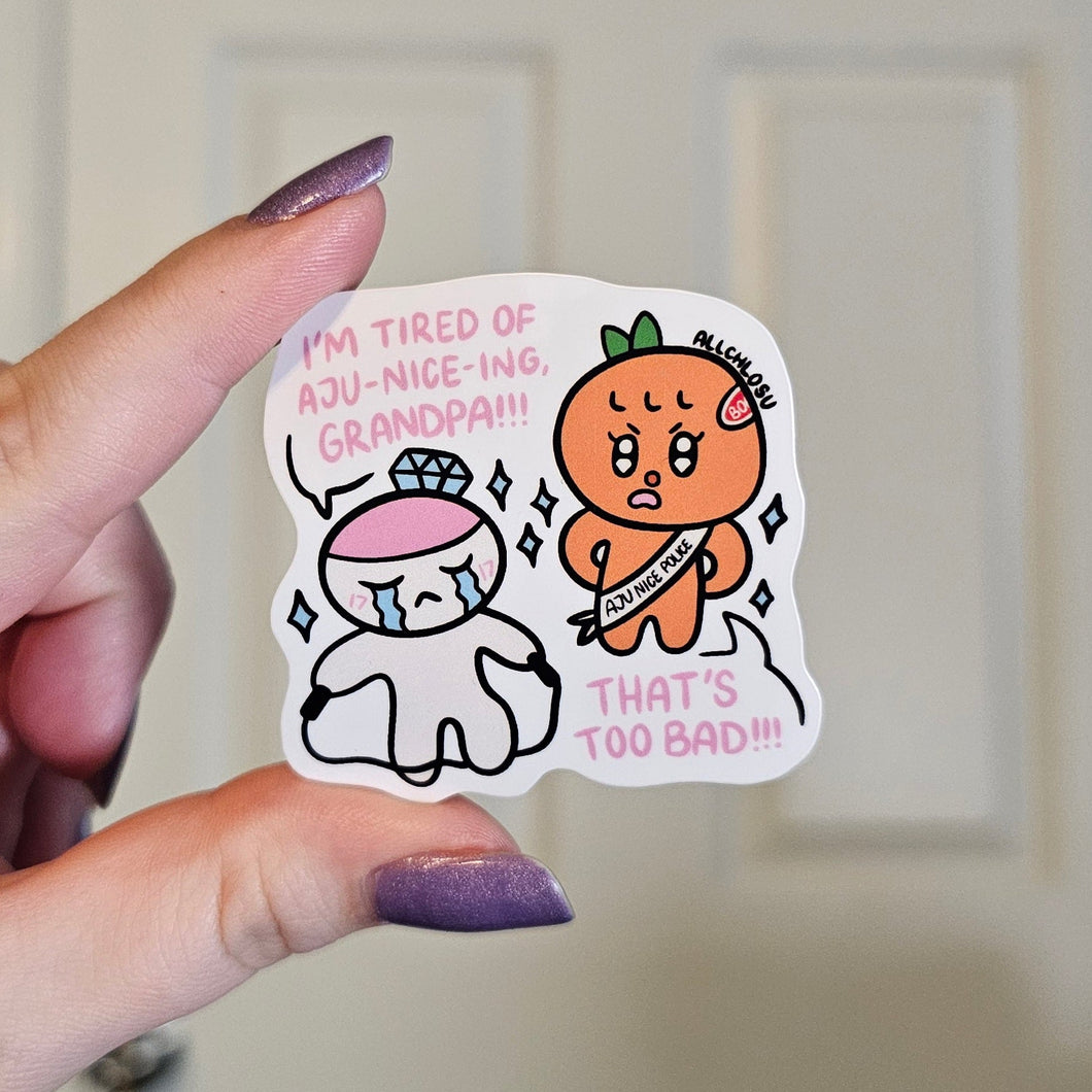 Grandpa Boo - Vinyl Sticker